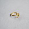 2019 Exquisite Adjustable Initial Ring for Women - Stackable Open Design for Index Finger