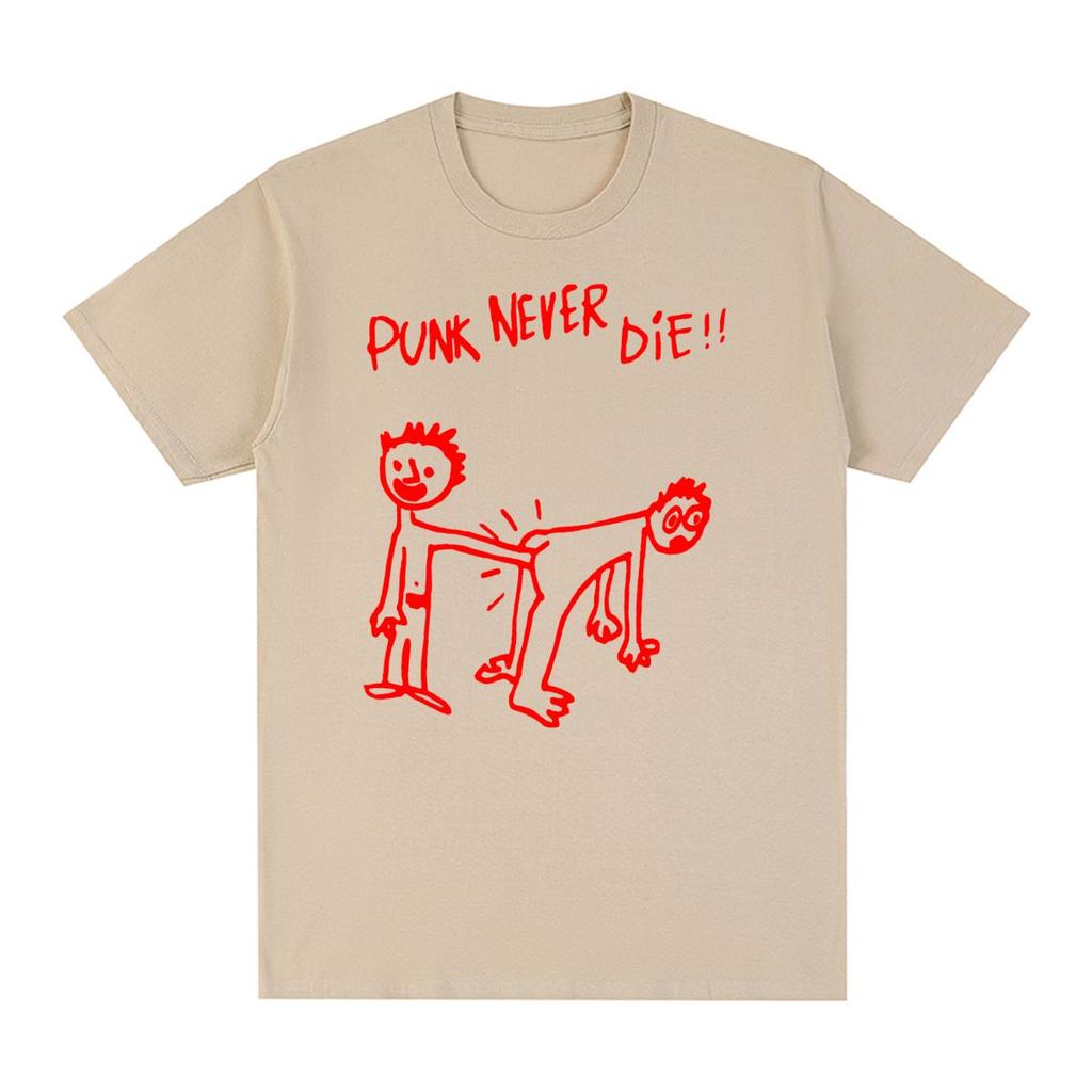 Punk Never Die Vintage Tričko Bavlna Pánské tričko Nové Tričko Dámské topy