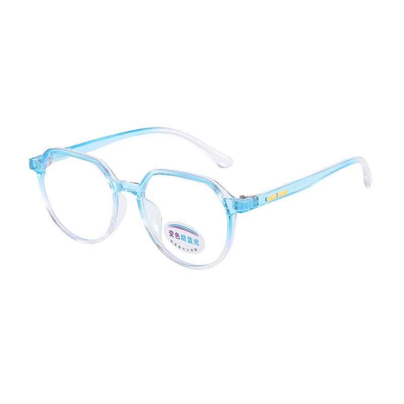 Children Polygon Anti-blue Light Eyeglasses Ultra Light Frame Computer Glasses Protection Portable Eyewear Goggles Spectacle