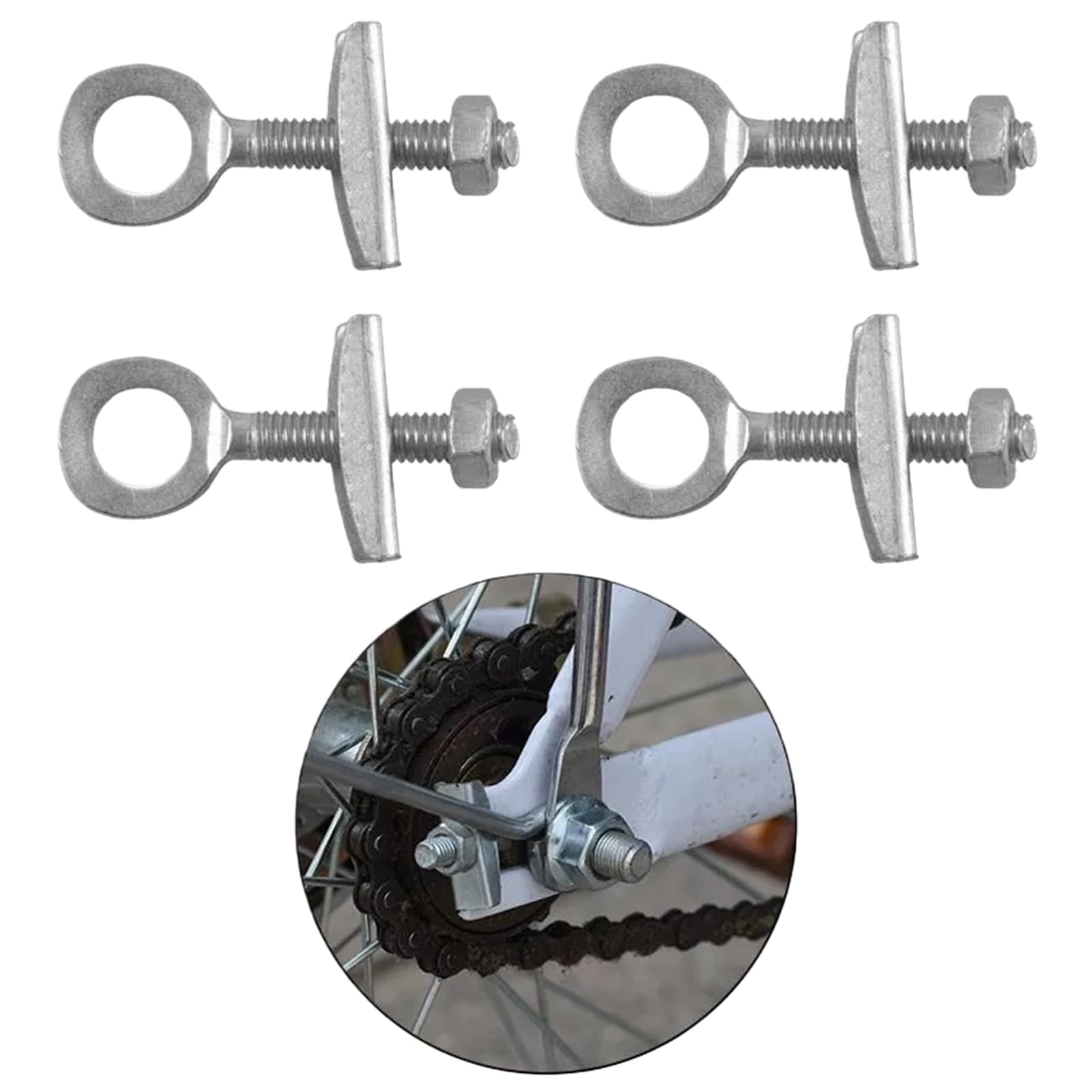 Chain Axle Adjuster Set of 4 Bicycle Chain Adjuster Bicycle