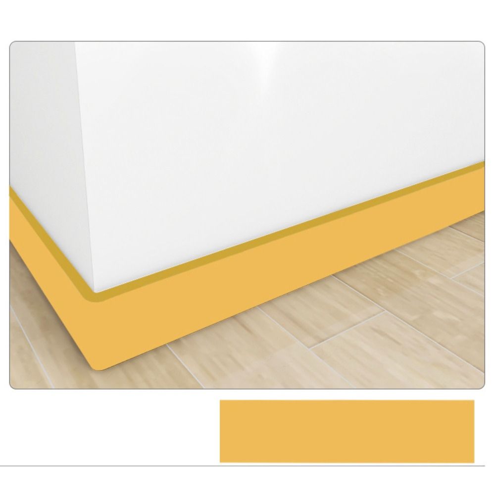 

2M/Roll Anti-collision Skirting Line Thickened Corner Line DIY Decoration Strips Home Brown