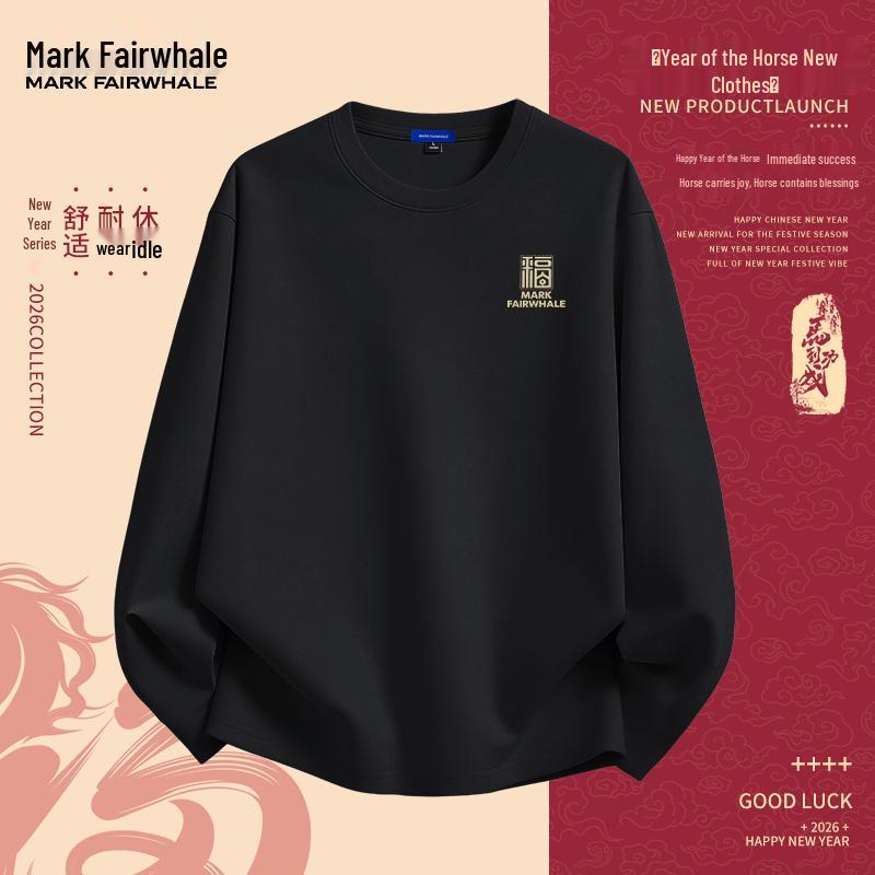 Mark Fairwhale Men's Pure Cotton Long Sleeve T-Shirt