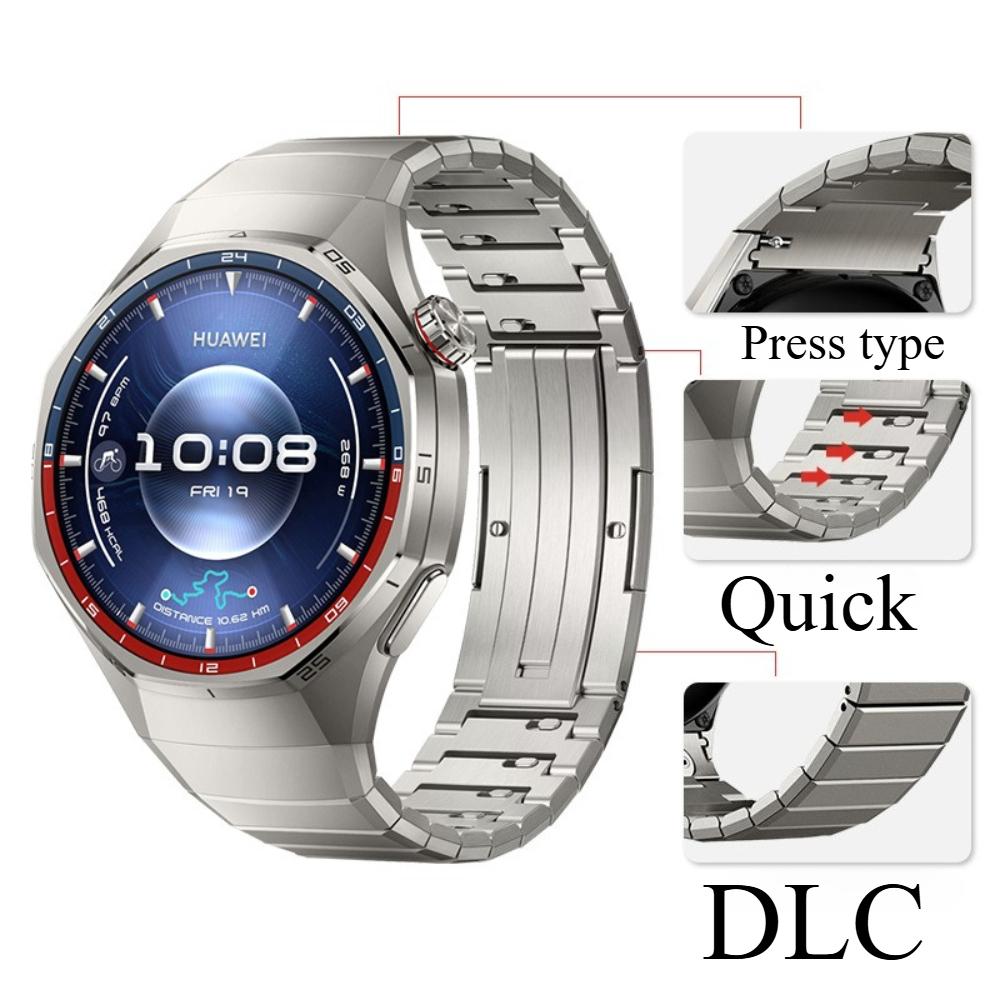 No Gaps Titanium Strap for Huawei Watch GT 6 Pro 46mm Metal Luxury Bracelet belt correa Huawei Watch GT6 Pro band Huawei Watch GT6 pro