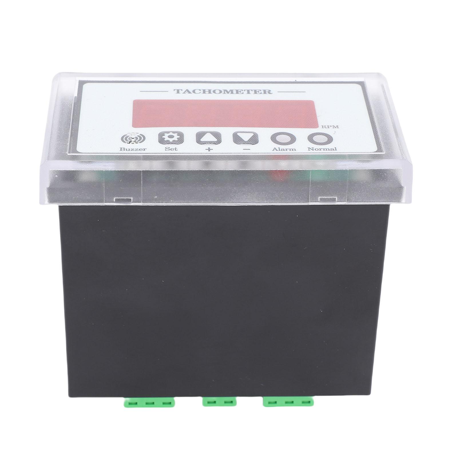 

Цифровий світлодіодний тахометр 0 9999 Діапазон 9 Налаштування функціональних параметрів Лічильник обертів для токарного верстата конвеєра