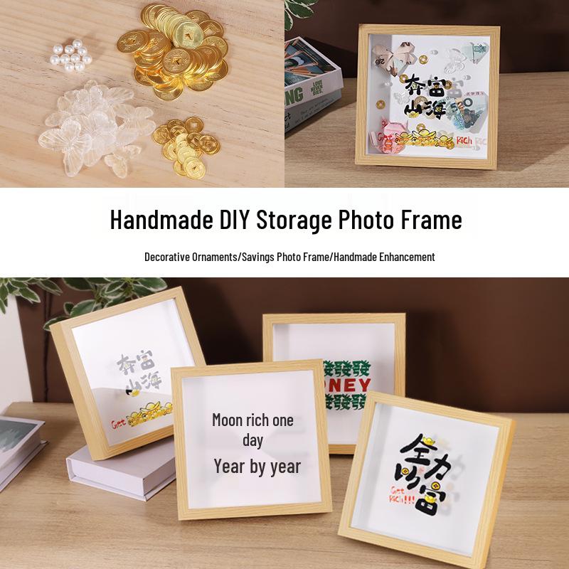 Kreativer Bilderrahmen Spardose & Münzsammlungs-Ausstellungsbox