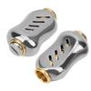 Stainless Steel Fishing Rocker Arm Handle Reel High Strength AntiCorrosion Modified Parts(Gun Gold )