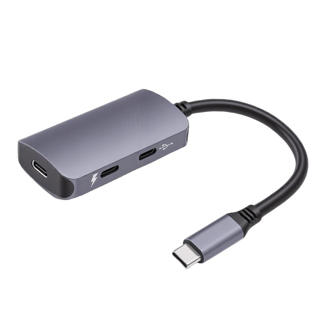 USB C To AR Glasses Adapter PD 100W Fast Charging 4K 60Hz Dual USB C AR Glasses   and Play Adapter Fit for   2