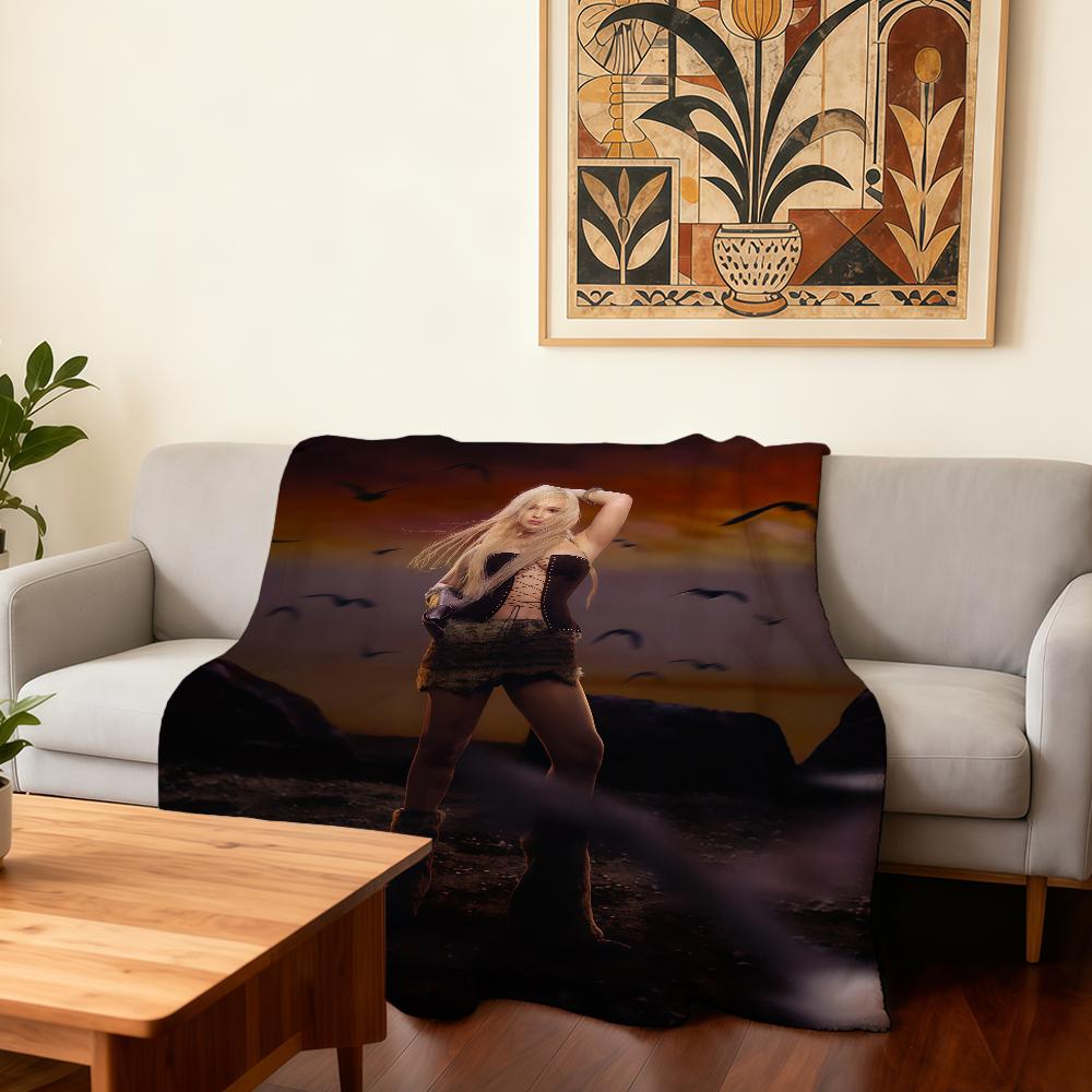 Singer K-Kim P-Petras Blanket Super Warm Comfortable Plush Throw Blanket Child Home Sofa Bedroom Gift 30x40in