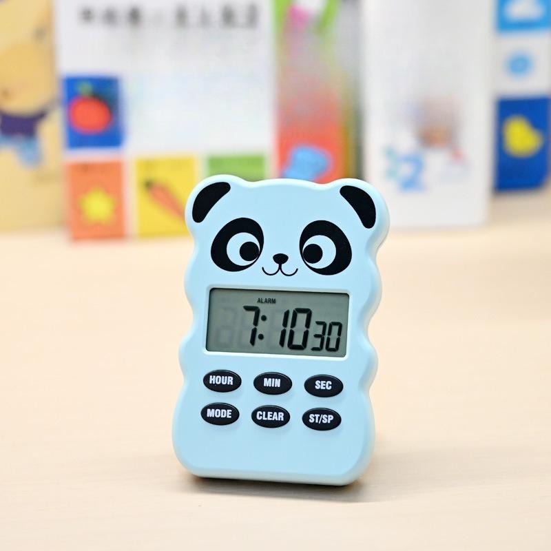 Cartoon Electronic Timer  Learning Positive Countdown Cooking Magnetic Timer Small Alarm Clock
