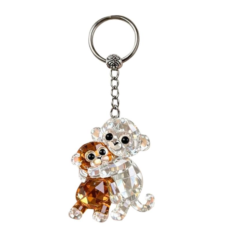 Unique Protect Punch The Monkey Crystal Keychain Thoughtful Gift Choice For Birthdays Holidays And Celebrations