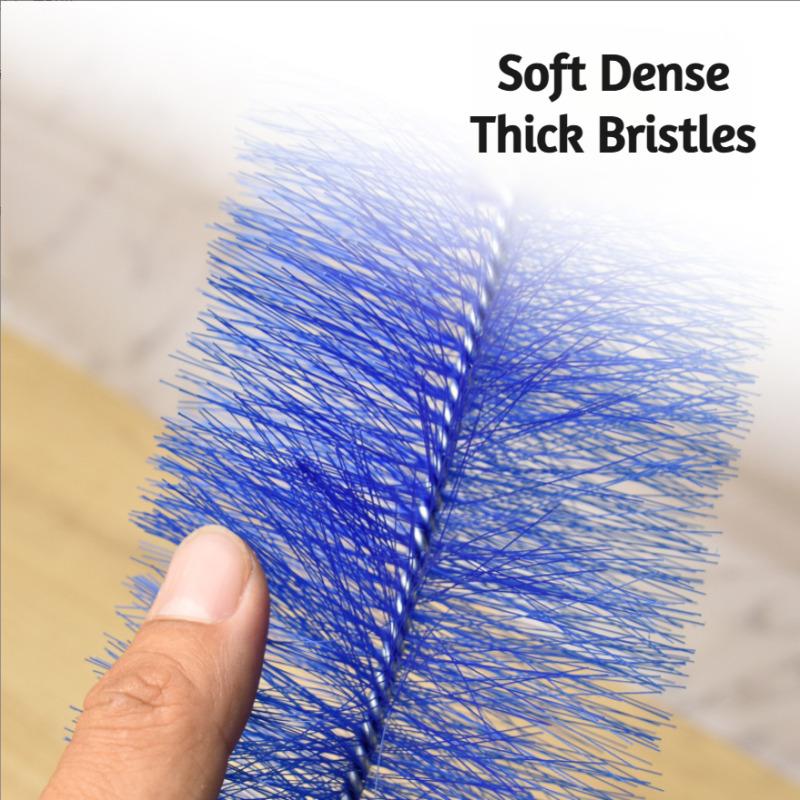 Fan Dust Removal Brush Multifunctional Bendable Fan Brush Microfibre Duster for Air-conditioner Furniture Shutter Car Cleaning