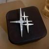 Spilla Personalità Semplice Stella Senso di Alta Gamma Spilla Design Carino alla Moda Corsage Spilla Per Banchetto Serale Emblema Abito Gioielli