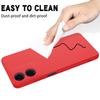For Motorola Moto E14 4G Case with Hand Strap Liquid Silicone Phone Cover