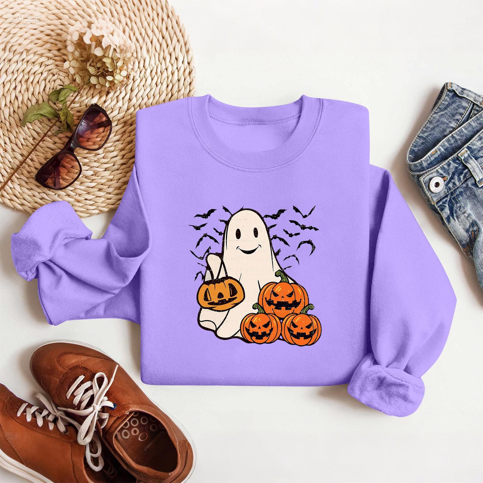 

Women Tops Women s Long Sleeve Sweatshirt Casual Crewneck Loose Fit Pollover Fleece Tops XXL фіолетовий