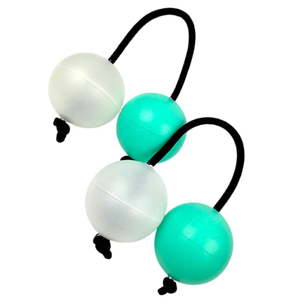 2pcs Portable Rhythm Sand Ball Percussion Instrument Fingertip Drum Ball Double Gourd Percussion African Shaker Rattle