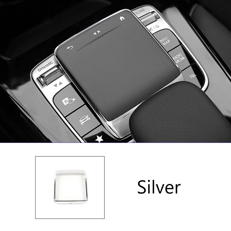TPU Sticker For Mercedes Benz A B GLS GLE GLB Class W167 W177 W247 Car Console Multimedia Mouse Protection Film Decoration Trim