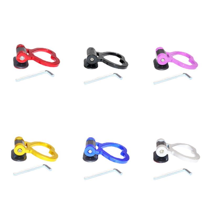 Heart Shape Car Styling Trailer Hooks Sticker Decoration Car Auto Rear Front Trailer Simulation Racing Ring Vehicle Towing Hook
