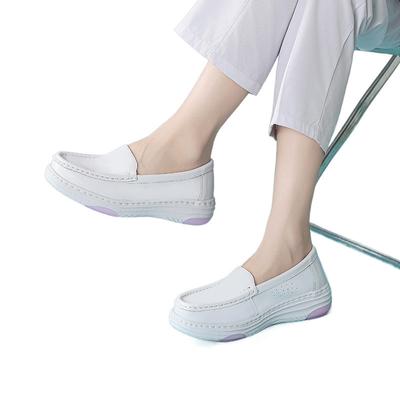 Herbst und Winter weiche Sohle weiß atmungsaktiv nicht müde Füße Hospitalschuhe Freizeit weiche Sohle Sportschuhe