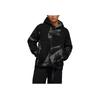 Y-3 Tie-Dye Jacquard Fleece Hooded Long Sleeve Jacket Unisex Jacket Black IL2040