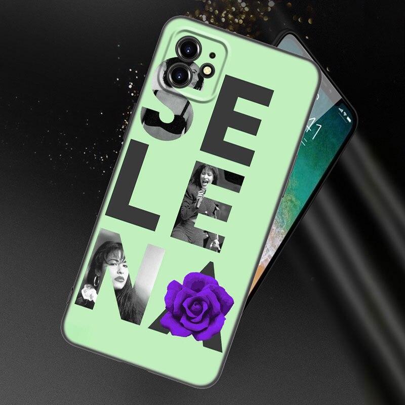 Selena Quintanilla Phone Case For Apple iPhone 13 12 Mini 11 Pro XS Max XR X 8 7 6S 6 Plus SE 2022 2020 5S 5 Soft Black Cover