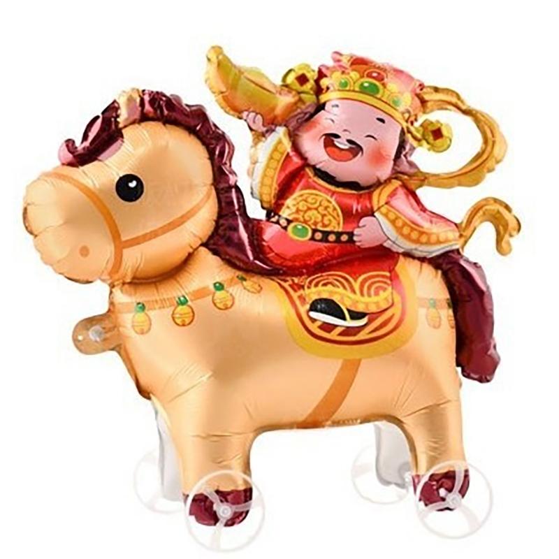 Walking Animal Foil Balloons With Rolling Wheels Perfect For Kids Birthday Parties Outdoor Garden Activities