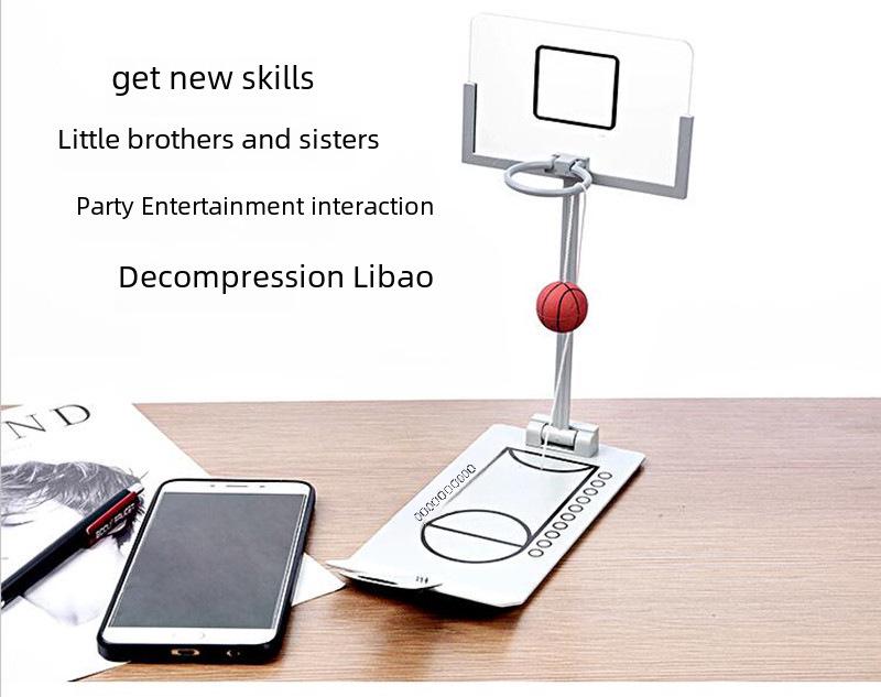 Desktop Mini Basketball Shooting Game - Creative Decompression Toy