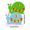 Children Nonwoven Arithmetic Puzzle Felt Montessori Educational Toys Handmade Crafts for Boys Girls Preschool Woven Strips TMZ