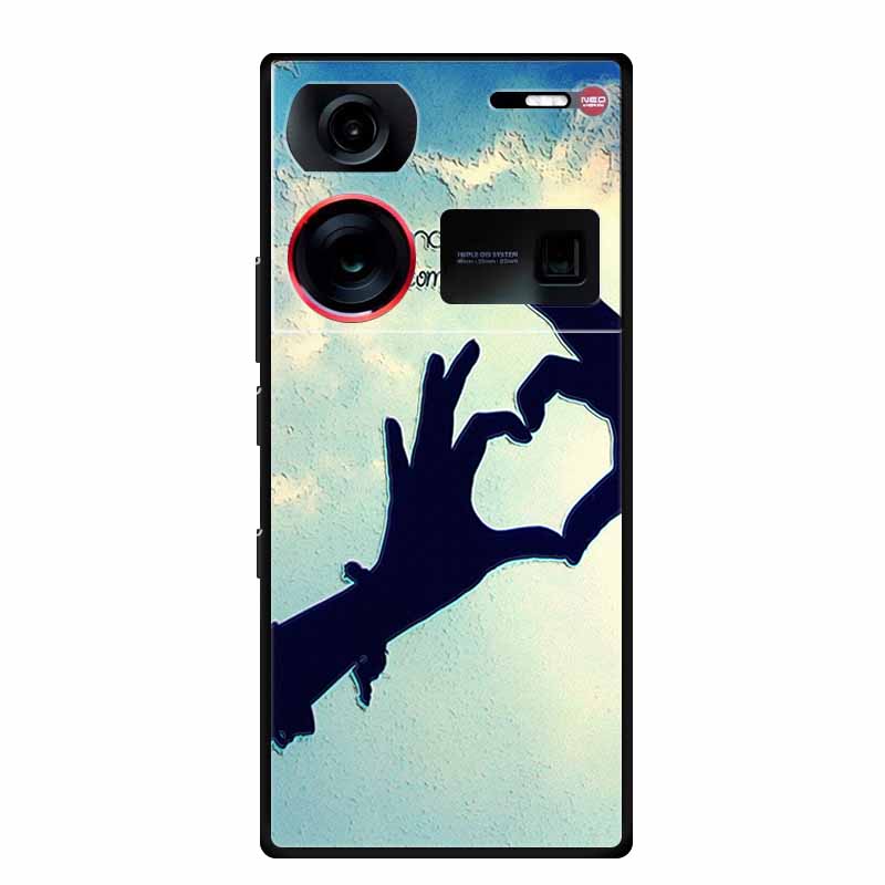 3D Emboss Case For ZTE Nubia Z60 Ultra Phone Case Flowers Soft Silicone Coque For Nubia Z60 Ultra Back Cover Cases Z 60 Z60Ultra