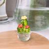 Easy Use Simulation Plant Not Fade Miniature Figurines Original Resin Craft  Computer