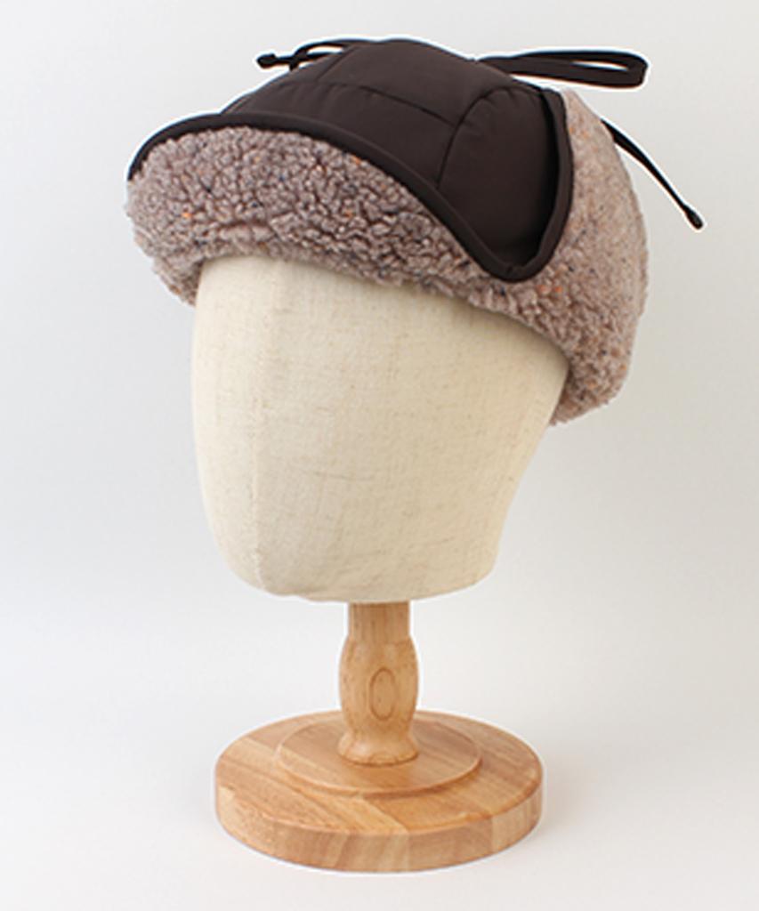 Yunibeosyeolkemiseuteuli Retro Poly Brown Earflap Cap