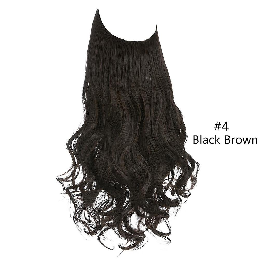 Synthetic Straight Hair Extensions No Clip In Natural Hidden Secret False Hair Piece Fiber Synthetic Wavy Hair