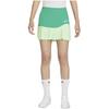 Nike SS24 Dri-Fit Color Block Logo Print Schnelltrocknender Tennis Freizeitrock Damen Röcke Sport-Grün FD6533-324