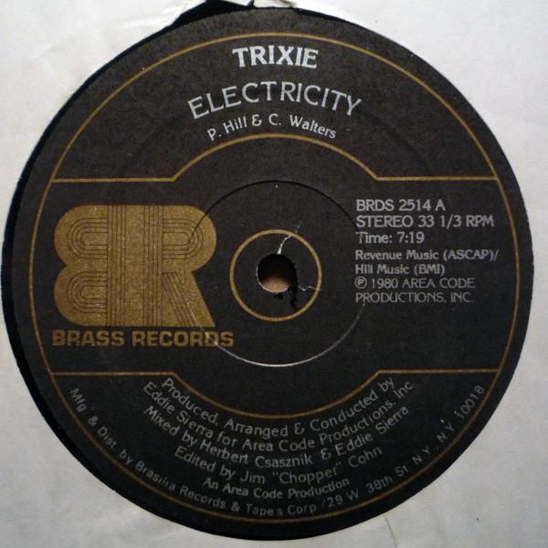 

12inch Record TRIXIE - Electricity BRDS2514 Brass Records 1980 US Soul/Funk Used