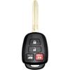 Key Fob Replacement for 2014-2017 Toyota Camry/ 14-19 Corolla/ 16-18 Tacoma Car Keyless Entry Remote Control, HYQ12BDM HYQ12BEL, 4 Buttons