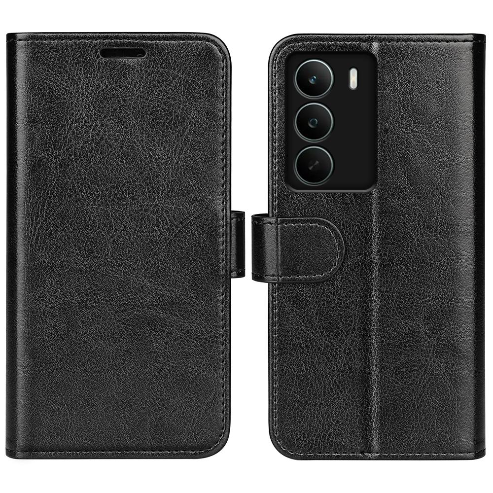 For Realme C71 4G Case Crazy Horse Texture Stand Leather Phone Cover