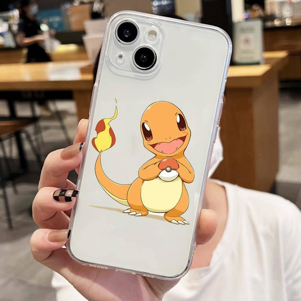E-57 Pokemon Cute Case για iPhone 7 8 11 12 13 14 15 16 Pro Max Plus Mini Xiaomi Redmi A3 9A 9C 10A 10C 13C Σημείωση 9 11 Realme Narzo C30 C55
