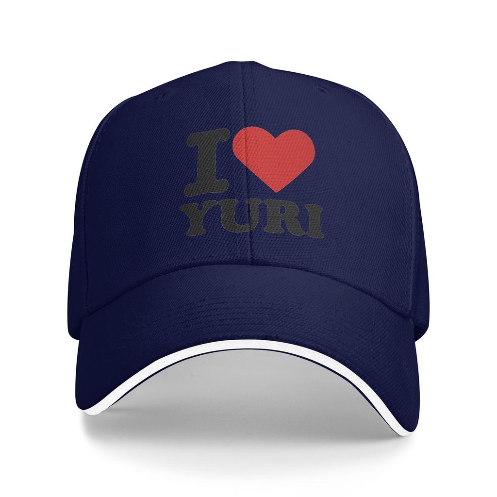 I Love Yuri Baseball Cap  Casual Hip Hop Hats Summer Couple Women Hiking Fishing Snapback Cap