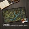 Grassland Map Area Magic Party Game Mat Durable Rubber for MTG&TCG Games 35X60cm Mouse Pad PC Offices Desk Mats Friendly Design