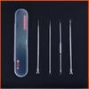 Electroplated Acne Needle 4-Piece Double-Head Blackhead and Beauty Set