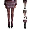 Winter Autumn Women's Irregular Geometric Patterned Fishnet Pantyhose High Elastic Sheer Mesh Tights Stockings Hosiery