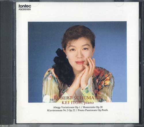 

CD KEI ITOH - Schumanniana 2 FOCD2520 FONTEC Japan Classical Used