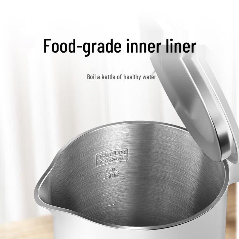 Xiaomi P1 Smart Quiet Thermostatic Electric Kettle, 1.5L CN plug (adapter included)