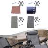 Replacement Fabric and Rope Kit for Recliner Chairs Including Screws Suitable for Standard Gravity Chairs and Sun Loungers