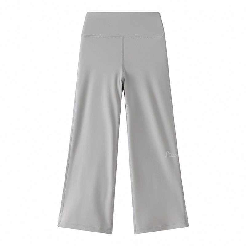 Kids  Quick-Dry Yoga Flared Pants for Spring/Summer 2026 - Lightweight Sports Pants for Boys & Girls 120 серый