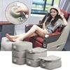 Easy Press Inflation-Airplane Footrest Self Inflatable Inflatable Foot Rest  Outdoor Chair