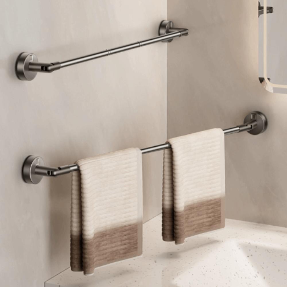 Nail Free Installation Bathroom Towel Rack Retractable Shoe Storage Shelf  Home