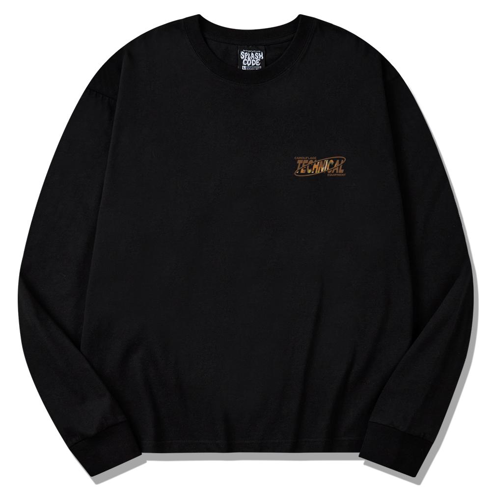 Seupeullaesikodeu Long Sleeve Black - Duck Hunter Camo