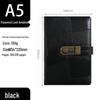 Retro Style A5 Lockable Password Journal - Exquisite High-Design Notebook