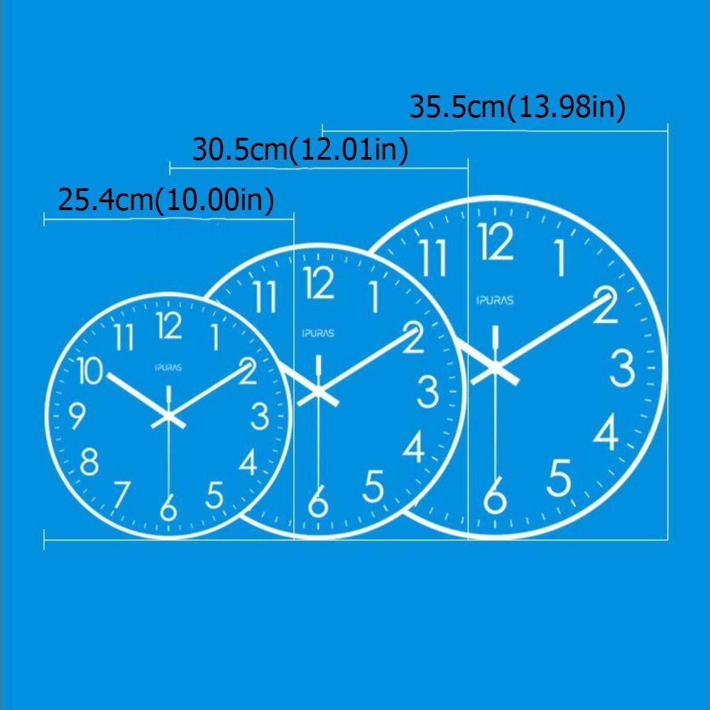 Cute Wall Clock Simple Quartz Watch Large Dial Electronic Clock  Children's Room