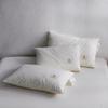 Soft Cotton-Feel Hotel Pillow With Ultra-Fine Microfiber Fill Lightweight Plush Comfort Single Bed 48x74cm Pair